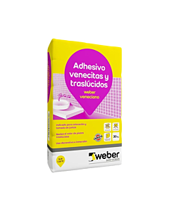 Adhesivo para Venesitas Weber Negro x 1 Kg.