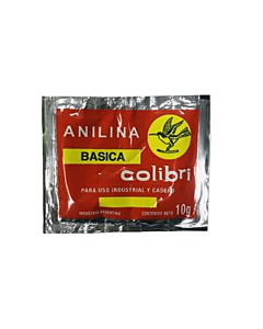 Anilina Colibri Basica Negro al Alcohol x 10 Gr.