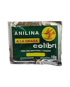 Anilina Colibri A la Grasa Negro Piedra x 10 Gr.