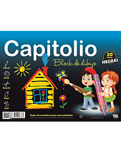 Block Capitolio N°5 Negro x 25 Hs.