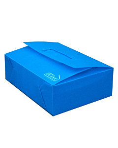 Caja Plana 700 36 x 25 x 12 Cm. Azul