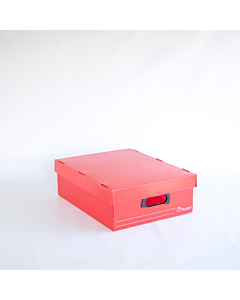 Caja Plana 801 45 x 35 x 15 Cm. Rojo