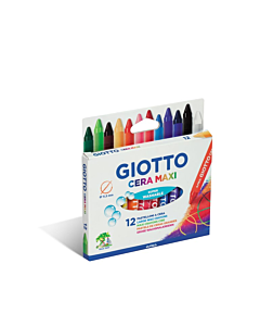 Crayones Giotto Cera Maxi x 12 Un.