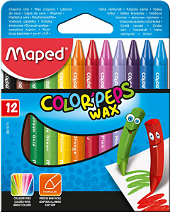 Crayones Maped Color Peps Wax x 12 Un.