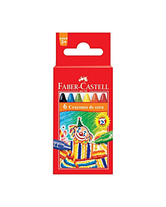 Crayones Faber Castell x 6 Un.