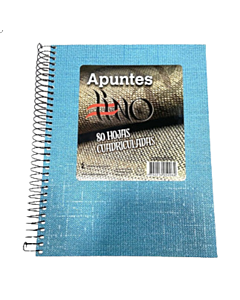 Cuaderno Apuntes Lino N°3 Cuadriculado x 80 Hs.