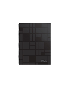 Cuaderno Executive N°3 Cuadriculado Tapa Dura Negro x 120 Hs