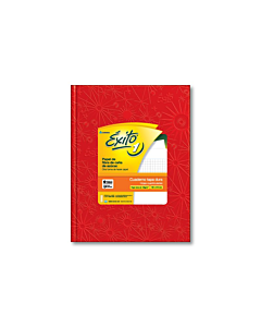 Cuaderno Exito E1 N°3 Cuadriculado Rojo Araña x 48 Hs.