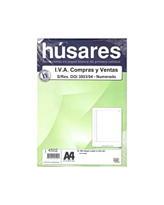 Formulario Husares (4502) Iva Compra / Ventas DGI 3803/94 A4