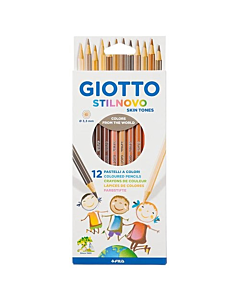 Lapices Giotto Stilnovo Skin Tones x 12 Un.
