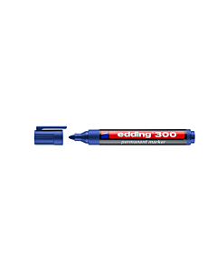 Marcador Edding E-300 Permanente Azul