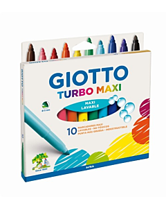 Marcadores Giotto Turbo Maxi x 10 Un.