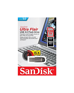 Pendrive Sandisk Ultra Flair 128 GB 3.0