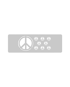 Stencil EQ Simbolo de la Paz Grande